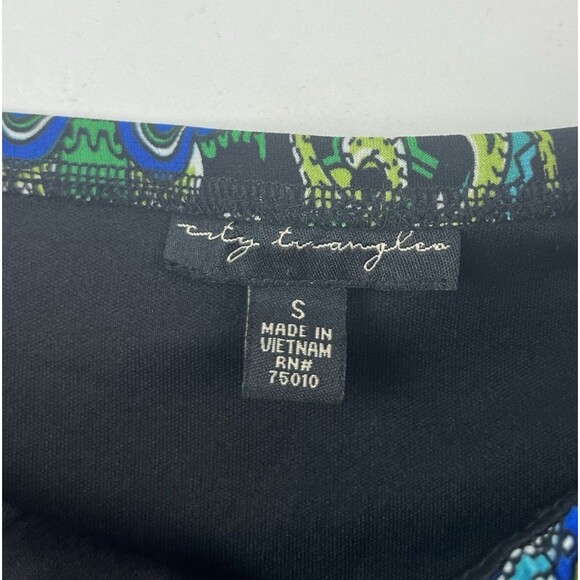 City Triangles Y2K babydoll Mini Dress S Floral Paisley Milkmaid Fairy Grunge - Picture 4 of 11